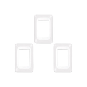 Kit C/3 - Espelho Placa Pial Pop C/Suporte 4X2 3Int Lgp23...