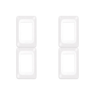 Kit C/4 - Espelho Placa Pial Pop C/Suporte 4X2 3Int Lgp23...