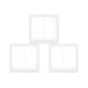 Kit C/3 - Espelho Placa Pial Pop C/Suporte 4X4 6Int Lgp46...
