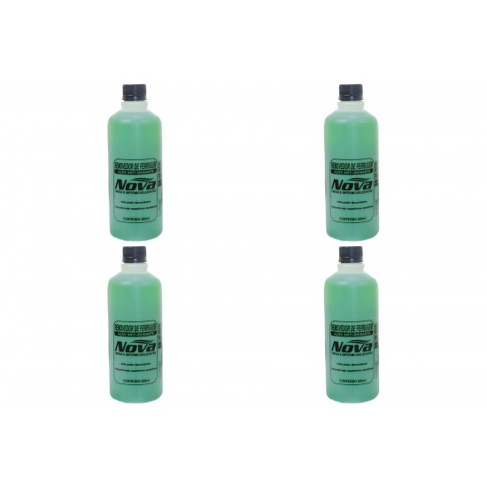 Kit C/4 - Removedor De Ferrugem Nova 500Ml