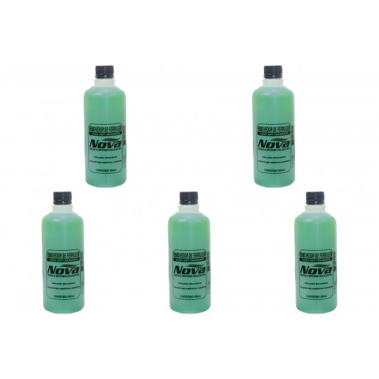 Kit C/5 - Removedor De Ferrugem Nova 500Ml