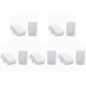 Kit C/5 - Campainha S/Fio Digital Qualitronix Qc1