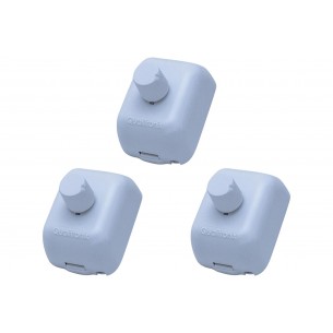 Kit C/3 - Controle Ventilador Luz Sob Qualitronix Branco V39