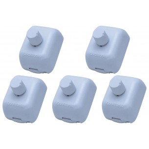 Kit C/5 - Controle Ventilador Luz Sob Qualitronix Branco V39