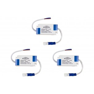 Kit C/3 - Driver Reator Fonte P/Painel Led Blumenau 06W