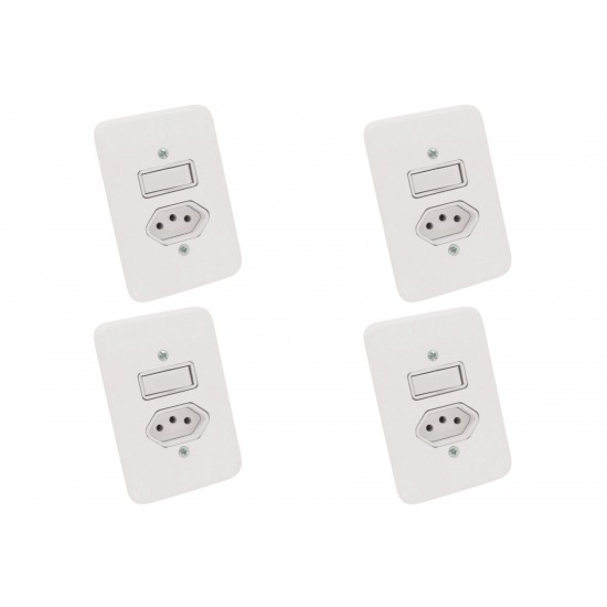 Kit C/4 - Conjunto Radial Pollar 1901118 1 Interruptor Si... Kit C/4 - Conjunto Radial Pollar 1901118 1 Interruptor Si...