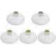Kit C/5 - Plafonier Pvc Perlex Branco Redondo Soquete Pvc... Kit C/5 - Plafonier Pvc Perlex Branco Redondo Soquete Pvc...