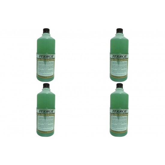 Kit C/4 - Removedor De Ferrugem Ferrox   1 L Fe85