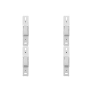 Kit C/4 - Conjunto Perlex''Branca''Sem Placa(1Paralelo) 2...