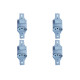 Kit C/4 - Conjunto Perlex''Branca''Sem Placa(1Paralelo+To...