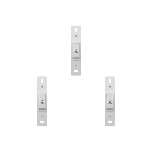 Kit C/3 - Conjunto Perlex''Branca''Sem Placa(1Campainha) ...