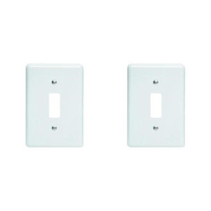 Kit C/2 - Placa Perlex Branca 4X2 (1 Saida) 23Pl1