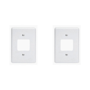 Kit C/2 - Placa Perlex Branca 4X2 (2 Saida) 23Pl2