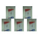 Kit C/5 - Placa Perlex Branca 4X2 (1 Tomada) 23Pl1T