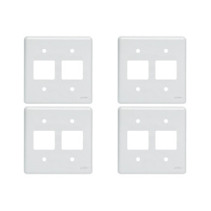 Kit C/4 - Placa Perlex Branca 4X4 (2 Saida+2 Saida) 23Pl22