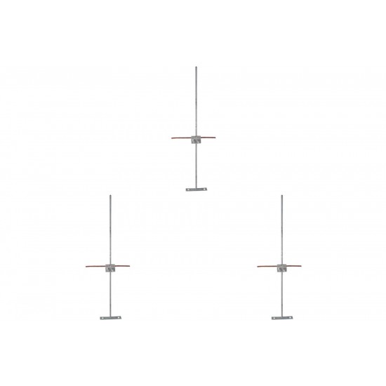 Kit C/3 - Para-Raio Terminal Aereo Fixacao Horizontal Dr-009