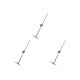 Kit C/3 - Terminal Aereo Horizontal Com Grampo Dr-013 Kit C/3 - Terminal Aereo Horizontal Com Grampo Dr-013