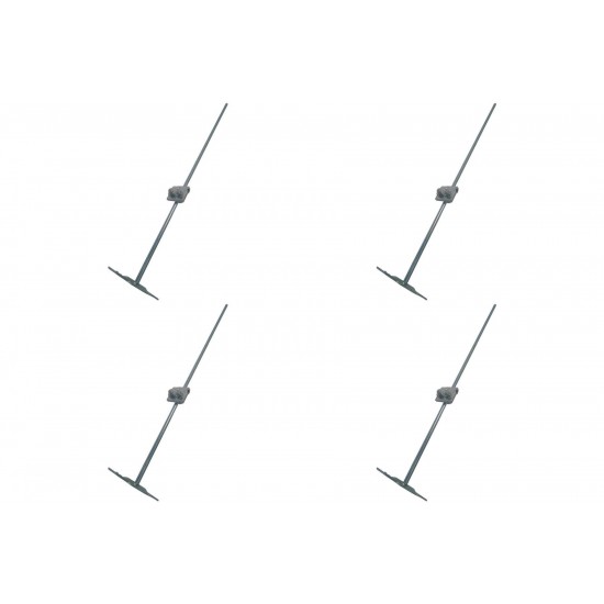 Kit C/4 - Terminal Aereo Horizontal Com Grampo Dr-013