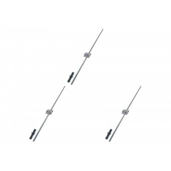 Kit C/3 - Para-Raio Terminal Aereo Com Rosca Soberba+Gram...