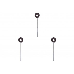 Kit C/3 - Para-Raio Isolador Simples Com Rosca Soberba+Bu...
