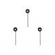 Kit C/3 - Para-Raio Isolador Simples Com Grapa Para Chumbar