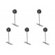 Kit C/5 - Para-Raio Isolador Simples Com Chapa Encosto Dr... Kit C/5 - Para-Raio Isolador Simples Com Chapa Encosto Dr...