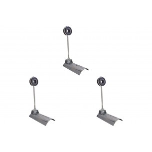 Kit C/3 - Para-Raio Isolador Simples Com Calha Para Telha