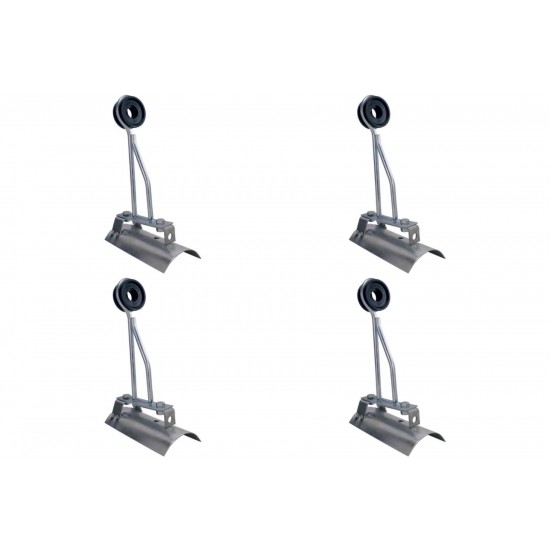 Kit C/4 - Para-Raio Isolador Reforcado Com Calha Para Telha