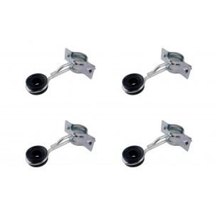 Kit C/4 - Para-Raio Isolador Reforcado Para Mastro 2''1De...