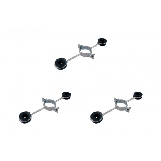 Kit C/3 - Para-Raio Isolador Simples Para Mastro 1.1/2''2... Kit C/3 - Para-Raio Isolador Simples Para Mastro 1.1/2''2...