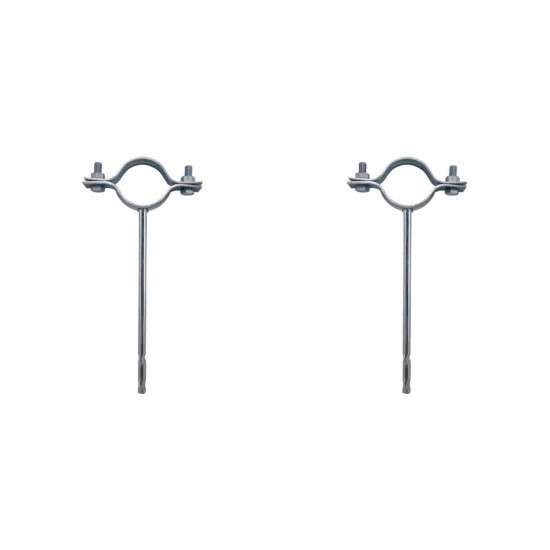 Kit C/2 - Para-Raio Suporte Para Tubo Protecao 2''Para Ch...