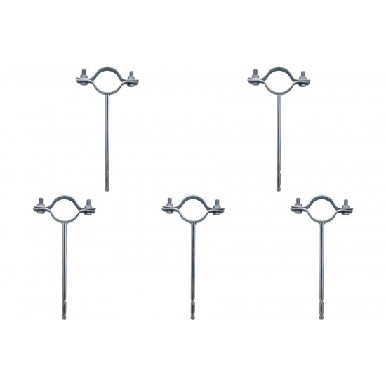 Kit C/5 - Para-Raio Suporte Para Tubo Protecao 2''Para Ch... Kit C/5 - Para-Raio Suporte Para Tubo Protecao 2''Para Ch...