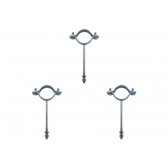 Kit C/3 - Para-Raio Suporte Para Tubo Protecao 1.1/2''Ros... Kit C/3 - Para-Raio Suporte Para Tubo Protecao 1.1/2''Ros...