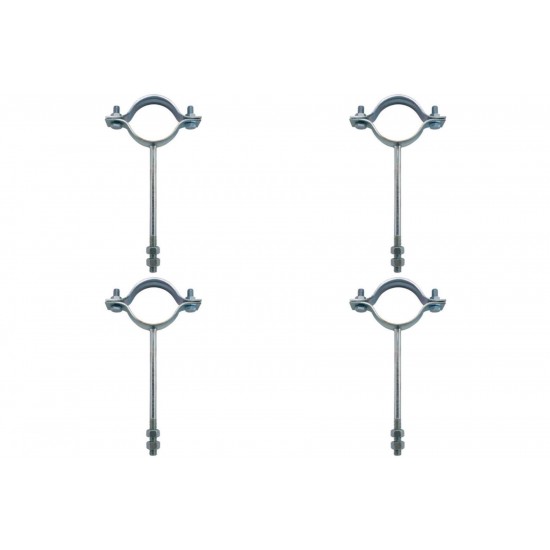 Kit C/4 - Para-Raio Suporte Para Tubo Protecao 1.1/2''Ros... Kit C/4 - Para-Raio Suporte Para Tubo Protecao 1.1/2''Ros...