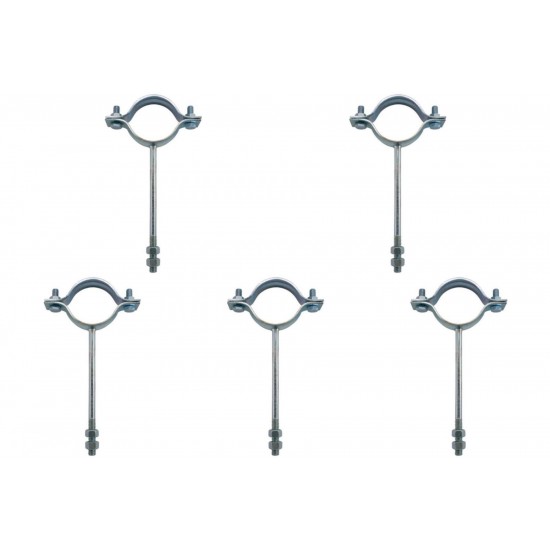 Kit C/5 - Para-Raio Suporte Para Tubo Protecao 1.1/2''Ros... Kit C/5 - Para-Raio Suporte Para Tubo Protecao 1.1/2''Ros...