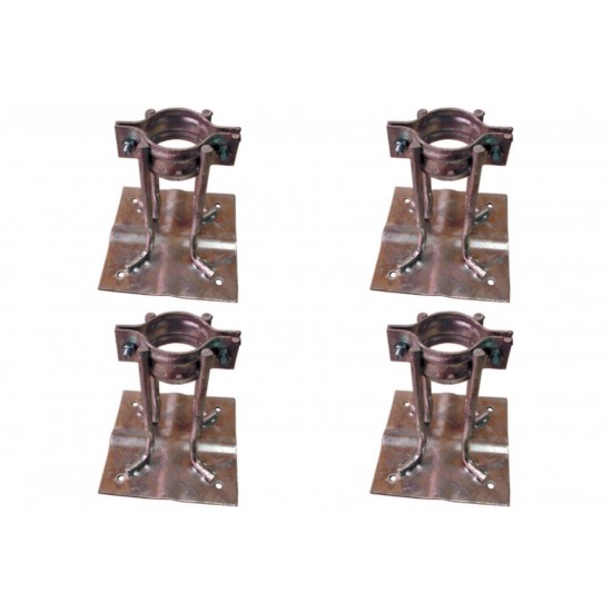 Kit C/4 - Para-Raio Base Para Mastro 2'' A Fogo Kit C/4 - Para-Raio Base Para Mastro 2'' A Fogo