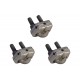 Kit C/3 - Para-Raio Conector Cabo/Haste Com Grampo Em ''U''