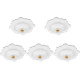 Kit C/5 - Plafonier Pvc Pavilonis Bvc Branco Decorativo 8... Kit C/5 - Plafonier Pvc Pavilonis Bvc Branco Decorativo 8...