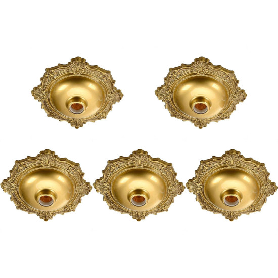 Kit C/5 - Plafonier Pvc Pavilonis Bvc Bronze Decorativo 8... Kit C/5 - Plafonier Pvc Pavilonis Bvc Bronze Decorativo 8...