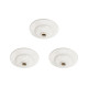 Kit C/3 - Plafonier Pvc Pavilonis Dvp Branco Soquete Porc... Kit C/3 - Plafonier Pvc Pavilonis Dvp Branco Soquete Porc...