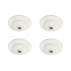 Kit C/4 - Plafonier Pvc Pavilonis Dvp Branco Soquete Porc...