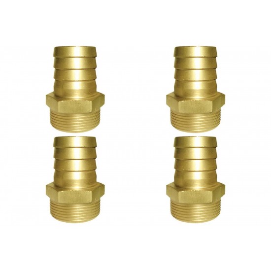 Kit C/4 - Espigao Fixo Garden''Macho'' 3/4X3/4 11116E