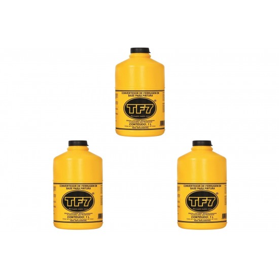 Kit C/3 - Removedor Neutralizador Convertedor. Ferrugem P... Kit C/3 - Removedor Neutralizador Convertedor. Ferrugem P...
