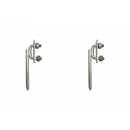 Kit C/2 - Para-Raio Suporte Para Fita Aluminio Vertical R... Kit C/2 - Para-Raio Suporte Para Fita Aluminio Vertical R...
