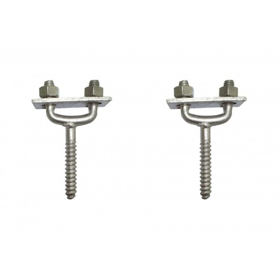 Kit C/2 - Para-Raio Suporte Para Fita Aluminio Horizontal... Kit C/2 - Para-Raio Suporte Para Fita Aluminio Horizontal...