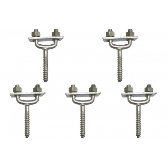 Kit C/5 - Para-Raio Suporte Para Fita Aluminio Horizontal...