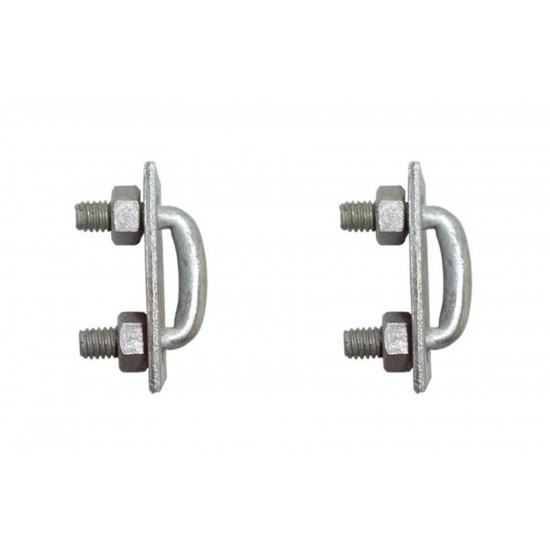 Kit C/2 - Para-Raio Grampo Para Emenda De Fita Aluminio D... Kit C/2 - Para-Raio Grampo Para Emenda De Fita Aluminio D...