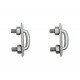 Kit C/2 - Para-Raio Grampo Para Emenda De Fita Aluminio D... Kit C/2 - Para-Raio Grampo Para Emenda De Fita Aluminio D...
