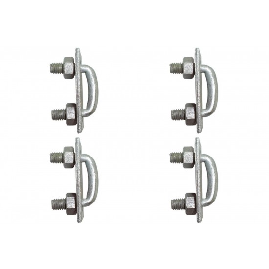 Kit C/4 - Para-Raio Grampo Para Emenda De Fita Aluminio D... Kit C/4 - Para-Raio Grampo Para Emenda De Fita Aluminio D...
