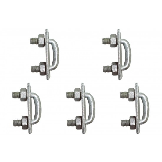Kit C/5 - Para-Raio Grampo Para Emenda De Fita Aluminio D... Kit C/5 - Para-Raio Grampo Para Emenda De Fita Aluminio D...